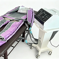 Appareil de pressothérapie FARSLIM 2 en 1, combinaison de massage par compression d'air pour drainage lymphatique avec 24 groupes de chambres d'air pour salon
