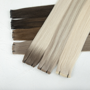 Leshine Hot Bán Thiên Tài sợi ngang phần mở rộng tóc Nga Thiên Tài tóc wefts 100g tóc con người Thiên Tài sợi ngang - Product Image 1