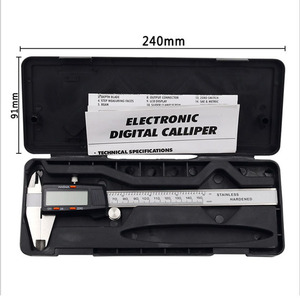 Nhựa đầu thép không gỉ Vernier Caliper 0-150 mét điện tử hiển thị kỹ thuật số Caliper bên trong và bên ngoài đường kính - Product Image 6