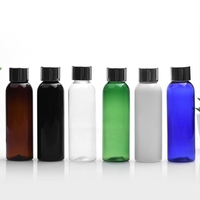 Prix Usine Bouteille en Plastique PET 60ml Sérigraphie Vente Chaude Soins Personnels 100pcs MOQ Sérum Lotion Shampoing Bouchon à Vis Scellé