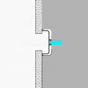 Perfil Minimalista em Alumínio Preto Fosco em Formato G Sem Puxador para Armários de Cozinha e Ferragens de Móveis de Guarda-Roupa - Product Image 5