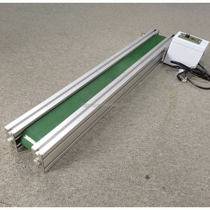 Nastro Trasportatore da Tavolo in Plastica CE 1m Piccolo Nastro Trasportatore Verde in PVC Nastro Trasportatore in Alluminio e PVC Prezzo <span class=keywords><strong>Mini</strong></span> per Magazzino Alimentare - Product Image 2