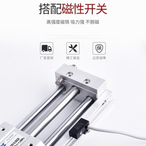 Acoplador Magnético Sin Varillas Modelo SMC Personalizado a Precio Competitivo, Tiempo de Entrega Corto para Piezas Neumáticas CY1S - Product Image 4