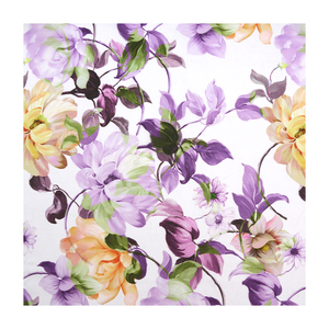 Kỹ thuật số nhiệt đới in hoa tùy chỉnh mô hình Polyester dệt 75D voan georgette unstitched vải phụ nữ cho vay - Product Image 6