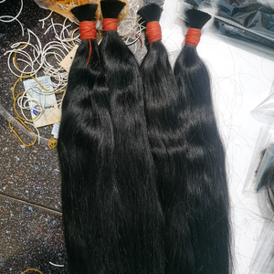 10 Inches High Quality Virgin Hair <b>Wig</b> Extension U/V Tip Raw Vietnamese Remy Hair Handmade <b>Braiding</b> Dyed Natural Style Viet - Product Image 1