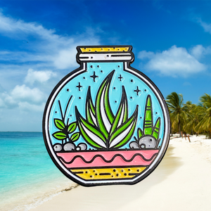 Insignes d'épingles en émail de revers doux personnalisés fanatiques de plantes de terrarium - Product Image 5