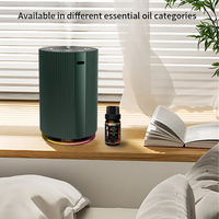 Diffuseur d'arôme d'huiles essentielles à ultrasons en verre 2024 ml, nouveauté, nouveauté, 100ml