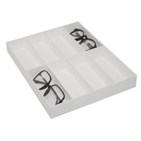 Organisateur de tiroir en acrylique, boîte de rangement pour montres, lunettes et bijoux, diviseur de compartiment personnalisable