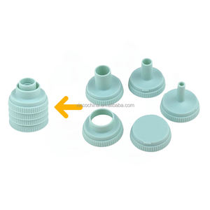 Plástico boca larga cozinha funis com destacável 4 tamanhos diferentes bico e coador - Product Image 3