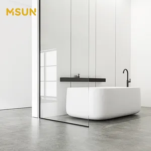 Msun banheiras de imersão profundas para pequenos espaços, banheiras únicas