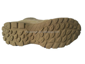 Rwh, 2025アメリカ市場人気8インチプリントデザイン戦闘ブーツPU + ラバーアウトソール黒/砂色戦術ブーツHSM027 - Product Image 3