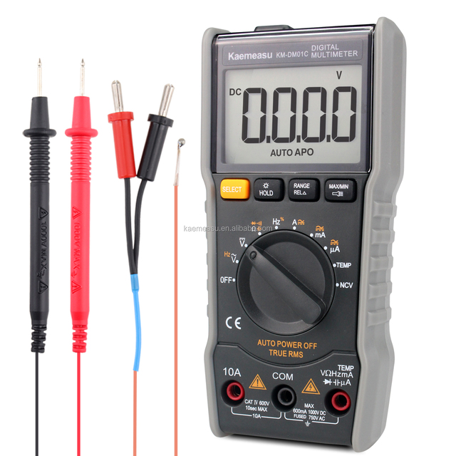 6000 Counts Mini Portable Electrician Smart Digital Multimeter Tester Square Wave Output Bench Professional Digital Multimeters