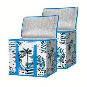 Sac isotherme réutilisable grand format, durable, écologique, avec logo personnalisé, idéal pour les courses - Vente flash - Product Image 3