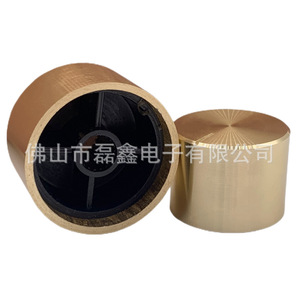 Tapa de Perilla de Potenciómetro Rotatorio de Aleación de Aluminio 25x15mm 20x15mm Dorada, Accesorio de Control de Volumen de Audio - Product Image 4