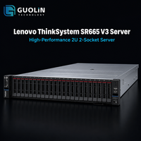 Server AI Lenovo ThinkSystem SR665 V3 2U Spesifikasi Maksimal 2x AMD EPYC 6TB TruDDR5 3x GPU 40 Bay Server Komputasi Performa Ekstrem