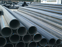 Tubería de Suministro de Agua de Alta Presión de HDPE Duradera, Tubería Flexible de 3-4 Pulgadas para Aplicaciones Municipales, Industriales y Agrícolas