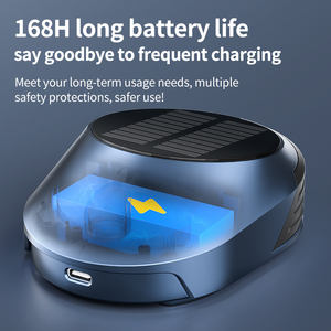 Diffuseur de <span class=keywords><strong>voiture</strong></span> universel portable personnalisé avec bouton tactile, alimentation <span class=keywords><strong>solaire</strong></span> et purification de l'air par ions négatifs, éclairage d'ambiance rechargeable - Product Image 3