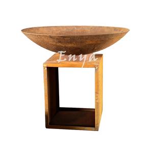 <span class=keywords><strong>Brasero</strong></span> En Acier Corten Effet Rouille Bol Avec Pieds-Foyer extérieur de 35 "avec rebord de cuisson pour barbecue <span class=keywords><strong>Brasero</strong></span> Fire - Product Image 4