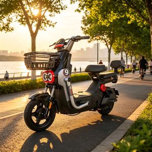 Bicicleta Eléctrica Urbana MERCO No.9 con Diseño Elegante y Bajo Perfil, Motor de 500W 48V/60V en la Rueda Trasera, Cuadro de Acero, Batería de Plomo-Ácido, Scooter para Adultos - Product Image 1