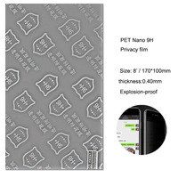 Film en verre flexible nano anti-choc anti-explosion 9H pour téléphone portable et machine de découpe laser