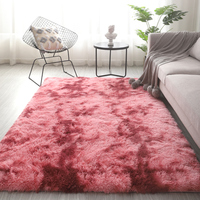 Tapis moelleux en peluche pour chambre à coucher, salon, table basse, coussin de sol pour toute la pièce, tapis de sol tendance pour filles