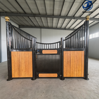 Sistema de Establos para Caballos de Metal Galvanizado de Primera Calidad, Duradero y de Bajo Mantenimiento, Comedero para Centro Ecuestre o Granja