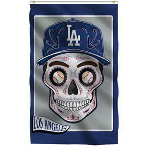 Новые гибридные оптовые флаги MLB для бейсбольных команд, 3x5 футов, 2025 год, различные дизайны, флаг Лос-Анджелес Доджерс - Product Image 3