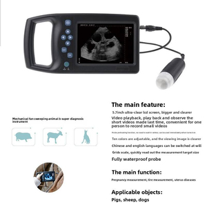 Appareil d'échographie Doppler couleur pour animaux à écran LCD ultra-clair de 5,7 pouces, haute performance et économique - Product Image 5