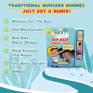 Livre sonore de rhymes pour enfants Hip Hop, livre musical interactif d'apprentissage de <span class=keywords><strong>l</strong></span>'<span class=keywords><strong>anglais</strong></span> pour enfants, développement précoce du langage - Product Image 5