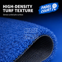 Gazon synthétique souple imperméable de 10 mm pour intérieur et extérieur, tapis de gazon artificiel pour terrain de padel et terrain de sport