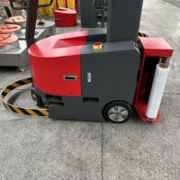 Machine d'emballage robotisée mobile électrique automatique portable, robot auto-propulsé pour l'emballage