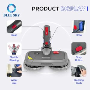 Tête de vadrouille électrique humide et sèche pour Dysons <span class=keywords><strong>V7</strong></span> V8 V10 V11 Tête de nettoyage de vadrouille <span class=keywords><strong>Brosse</strong></span> de sol Pièces de rechange pour aspirateur - Product Image 3