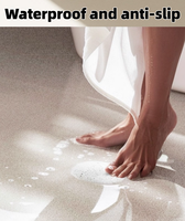 Revêtement de sol en époxy à base de sable de quartz coloré décoratif de qualité supérieure, résistant aux produits chimiques et imperméable pour les usines industrielles