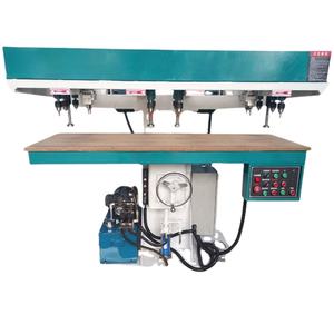 Máquina de Fresado Vertical Multieje, Mesa de Grabado para Trabajar la Madera, Máquina de Perforación Multihusillo Ajustable para Perforaciones Precisas - Product Image 1