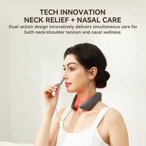 थोक मूल्य पोर्टेबल रिचार्जेबल गर्दन दर्द से राहत 650nm डायोड लेजर गर्म गर्दन मालिश - Product Image 3