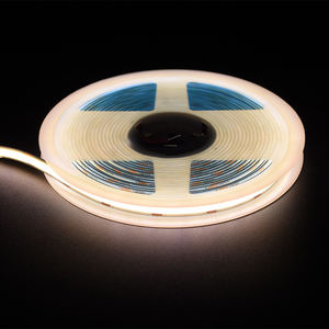 Carrete a carrete con listado UL 480Chips CRI90 tira de luz led cob 12V 10 W/M 6500K luz blanca 25mm corte 16.4ft rueda 8mm tira de led cob - Product Image 2