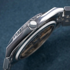 Nouvelle montre mécanique de luxe 2025, 36 mm, cadran bleu glace en nid d'abeille, fond saphir, acier inoxydable, résistance à l'eau 30 bars, automatique - Product Image 5