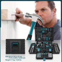 Nouveauté : Kits d'outils multifonctionnels, tournevis électrique 21V, perceuse à percussion sans fil 30N.M, perceuse et outil manuel