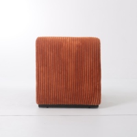 Chaise de canapé en tissu monoplace personnalisée avec rembourrage en éponge pour salle à manger ou salle de bain Chaise de style paresseux