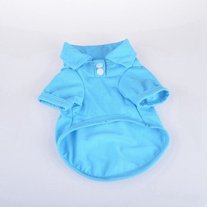 Camiseta de Algodón de Color Sólido para Perro, Ropa Transpirable de Verano para Mascotas, Estilo Casual, Lavable a Máquina - Product Image 4