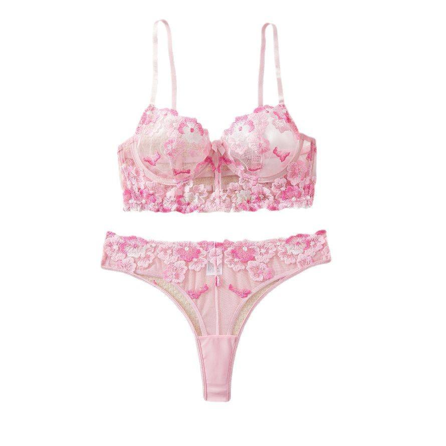 Wholesale Lingerie Women's Underwear Set Sexy Lace Erotic Lingerie Set Female Underwear Set Lace Bra Panties Underwear Women