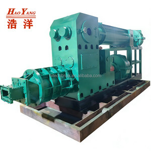 Ziegelherstellungsmaschinen-Serie - Zweistufige Automatische Hohlblockformmaschine, Verwendet für Bauarbeiten mit Vakuumextruder - Product Image 2