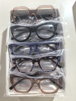 Bas prix Montures optiques en acétate épais de haute qualité Montures de lunettes en acétate surdimensionnées Liquidation