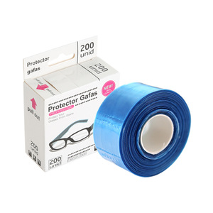 Protectores para patillas de gafas Playboy, 200 unidades, cubiertas protectoras de plástico desechables para herramientas de teñido y peinado del cabello - Product Image 5