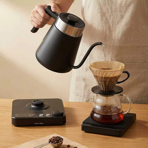 Bouilloire électronique à col de cygne 110V, dernière génération, de qualité supérieure, à chauffe rapide, avec réglage précis de la température, pour café filtre noir - Product Image 1