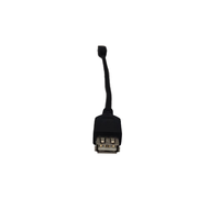 Montaje de Cable USB tipo A/Mini B F A/M, 12cm, color negro, precio de fábrica