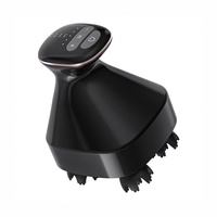 Nouveau masseur de cuir chevelu électrique multifonctionnel à micro-courant EMS transfrontalier, avec griffes de massage, lumière rouge et vibrations, pour usage domestique