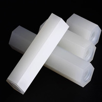 M2 M2.5 M3 M4 Blanco Negro Hex Nylon Separador Columna Espaciadora Cabeza plana Agujero pasante Nylon Plástico PCB Separador hexagonal