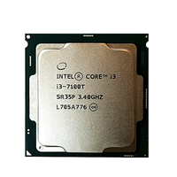 Prosesor Intel Core I3 Seri 7 I3-7100T 8100 9100 CPU LGA 1151 3.4ghz 35W Socket Prosesor Baru dan Bekas