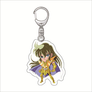 Porte-clés en acrylique 5CM Saint Seiya Phoenix Ikki Hyoga Seiya <span class=keywords><strong>Shiryu</strong></span>, accessoires de bijoux, pendentif anime en plastique - Product Image 5